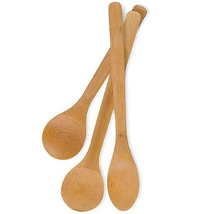 ชุดช้อนไม้ไผ่ 3 ชิ้น อุปกรณ์ครัวน้ำหนักเบาสำหรับทำอาหาร - Product Image 3