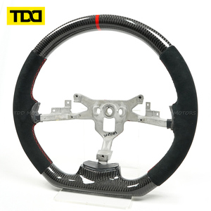 Volant en fibre de carbone véritable TDD compatible avec Chevrolet Corvette C6 ZR1 Z06 2006-2007 – Support personnalisé direct usine - Product Image 2