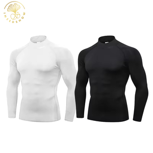 Turtle Neck Compression Shirts For Men Men Cute Turtleneck