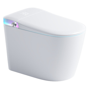 Buse ultraviolette automatique nouvellement conçue chauffage intégré Siphon vocal chasse directe mousse bouclier siège toilette toilette intelligente - Product Image 1