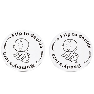 Nouvelle pièce de monnaie amusante pour prendre des décisions, cadeau pour les nouveaux parents, maman et papa, pour les femmes enceintes et les jeunes mamans et papas. - Product Image 5