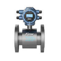 Débitmètre magnétique en acier inoxydable DN10 1 pouce, liquide OEM, eau chaude, eau de mer, résistant aux produits chimiques, haute précision, industriel