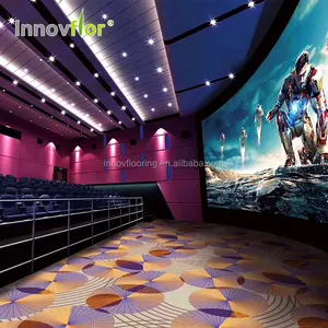 Printed Hotel Pattern Carpet Wall To Wall Carpet For Cinema And Theater