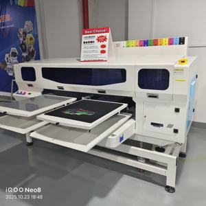 Vente en gros Nouvelle imprimante 3D DTG à 4 têtes Double station Technologie numérique directe au vêtement pour l'impression de - Product Image 4