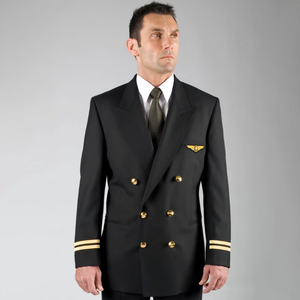 Set Uniforme Personalizzato per Piloti <span class=keywords><strong>di</strong></span> Aviazione, Camicia e Pantaloni per Piloti e Assistenti <span class=keywords><strong>di</strong></span> <span class=keywords><strong>Volo</strong></span>, Vendita all'Ingrosso - Product Image 2