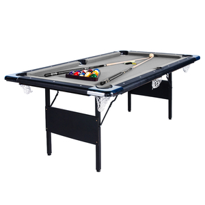 Sıcak satış ucuz fiyat 6 Feet bilardo bilardo masası taşınabilir katlanır bacaklar Snooker bilardo masası - Product Image 5
