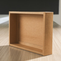 Insert de séparation pliable personnalisé en papier kraft, boîte à compartiments en papier à 6 compartiments, plateau intérieur pour emballage de boîte cadeau