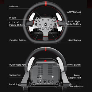 Wholesale PXN V10 Ultra 3.2nm Direct Drive <strong>Bundle</strong> Gaming Steering Wheel for <strong>XBOX</strong>, PC, PS Console - Product Image 6