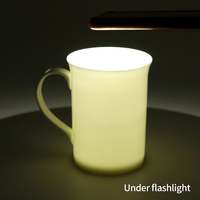 Tasse à sublimation personnalisée en porcelaine fine, tasses en céramique vierges, motif logo personnalisé, tasse à café blanche de 280 ml pour cadeaux de fêtes