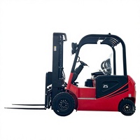 Chariot élévateur électrique 2,5t OEM Chine, moteur AC haute puissance, mât bi-étages, batterie lithium-ion, pour port, terminal, entrepôt de conteneurs et manutention de marchandises