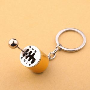 2024 Hot Sale Car Speed Gearbox Gear Head Keychain Lever Metal <b>Key</b> <b>Ring</b> Car Refitting Metal Pendant Creative Keychain - Product Image 4