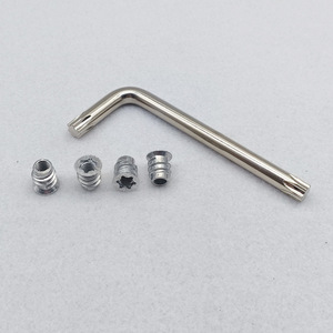 Tuerca Empotrada de Aleación de Zinc M6, Rosca Métrica Gruesa, Rosca Derecha, Accesorio de Hardware Completamente Roscado - Product Image 3