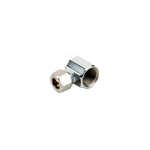 OD.COMP. X FEMALE ELBOW 3/8&quot;OD*1/2&quot;FIP Plated Brass Quick Connect <strong>Pipe</strong> <strong>Fittings</strong> Air Hose Tube Connector - Product Image 5