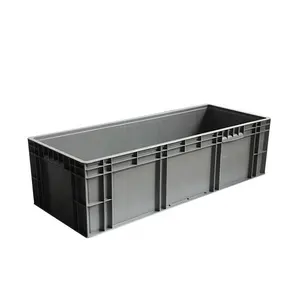 Caja de plástico móvil Contenedores Caja apilable Caja de rotación/Cajas