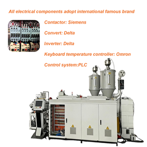 Línea de Producción de Tuberías de PE HDPE de Alta Velocidad, Máquina Extrusora de Tuberías Corrugadas de Doble Pared, Drenaje Vial - Product Image 2