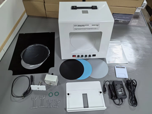 Nouvelle table tournante portable en métal Sanoto TB20 avec rotation à 360 degrés et boîte à lumière <span class=keywords><strong>pour</strong></span> photos et vidéos de bijoux - Product Image 4