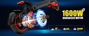 FREEBOY - El Mejor Scooter de Movilidad Plegable Impermeable J15max para Todo Terreno, Motor Dual Potente, E J15max Todoterreno - Product Image 3