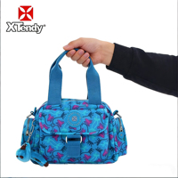 Bolso Tote Impermeable con Cremallera, de Pana, Lona Personalizada, Estilo Vintage, Bolso Cruzado de Nylon para Mujer