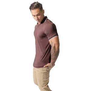 Camisetas Polo de Verano para Hombre al por Mayor, Camisetas Ajustadas de Gimnasio para Hombre, Camisetas Polo Clásicas de Poliéster con Logotipo Bordado - Product Image 3