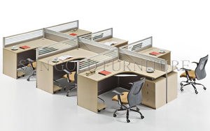 Bureau de direction moderne en bois, poste de <span class=keywords><strong>travail</strong></span> individuel pour bureau et école - Product Image 5
