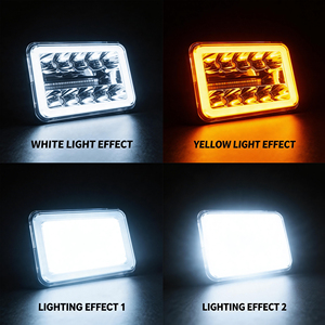 <span class=keywords><strong>Venta</strong></span> al por Mayor de Faros LED 4x6 de 45W Cuadrados con Luz Alta/Baja, Directo de Fábrica para Camiones <span class=keywords><strong>Kenworth</strong></span>, Peterbilt y Freightliner - Product Image 6