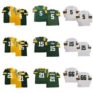 Camiseta de Rugby Estilo Vintage para Hombre, Cosida, Brett Favre, Paul Hornung, <span class=keywords><strong>Bart</strong></span> Starr, Charles Woodson, Ray Nitschke, Tallas <span class=keywords><strong>S</strong></span>-3XL, Envío Rápido - Product Image 1