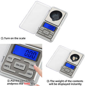 Changxie Factory 0,01g hochgenaue elektronische Mini-Waage Gold <span class=keywords><strong>Digital</strong></span> Pocket Jewelry Gold Waage - Product Image 2