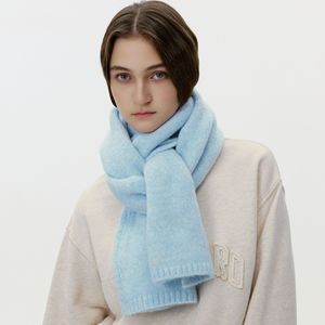 Bufanda Tejida con Logotipo Personalizado, Color Sólido, Gruesa y Cálida, Unisex, para Otoño e Invierno, Venta al Por Mayor de Fábrica - Product Image 1