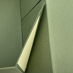 Tùy chỉnh sang trọng màu đen có thể gập lại Hộp Quà Tặng nam châm nắp bao bì giấy với biến mất in ấn và vật liệu tái chế - Product Image 5