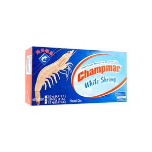 Embalaje corrugado con diseños personalizados, caja de comida de camarones congelados, PE, doble revestimiento - Product Image 1