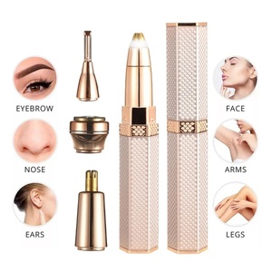 Kit 4 en 1 Depiladora Eléctrica para Mujer, Recortadora de Vello Nasal y de Orejas, Depiladora USB Portátil, Afeitadora Indolora para Bikini, Cuerpo, Rostro y Cejas - Product Image 2