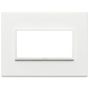 Vimar White <b>Wall</b> <b>Plate</b> 15.35x11.6x1.85 Cm For Switches - Product Image 1