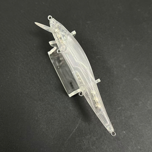 115SP Suspending Minnow Jerkbait Ongeschilderd 115mm 12.5g Kunstmatig Gewichtssysteem Hard Baits Lange Werp Blank Vislok Aaslichaam - Product Image 5