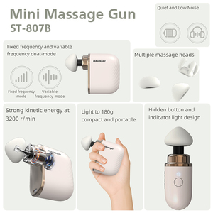 Benutzer definierte <span class=keywords><strong>Handheld</strong></span> Compact Mini Deep Tissue Muscle Tragbare Faszien massage pistole für Vibration Body Deep Percussion Massage gerät - Product Image 3