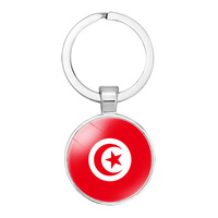 Porte-clés Drapeau Togo en Verre de Qualité, Accessoire de Sac, Pendentif, Anneau Porte-clés, Design National des Pays, Personnalisé, Vente en Gros à Bas Prix