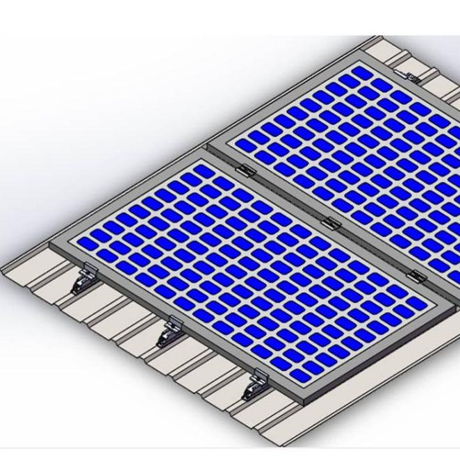 Новейшая цена на модуль солнечной панели, VIP-конструкция, кровельные кронштейны для солнечной панели, Зажимная направляющая