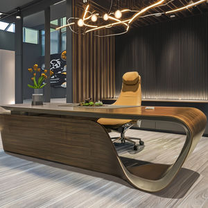 <span class=keywords><strong>Boss</strong></span> Table Bureau de direction moderne de luxe avec panneau en bois extensible Bureau de bureau à domicile-Mobilier de bureau modulaire - Product Image 2