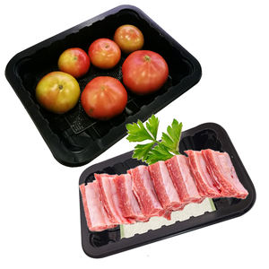 Bandeja Cuadrada de Plástico de Buena Calidad para Aperitivos, Pan, Comida para Mascotas, Empaque Tipo Blíster - Vajilla Sostenible para Hoteles - Product Image 6
