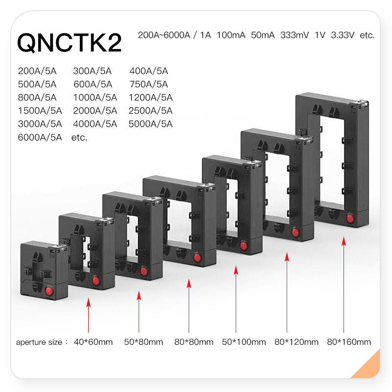5A Split Core Current Transformer 1000/5 Split CT 1500A 1A 2000a 2500a 5a 3000a Clamp on Current Sensor Transducer Manufacturer