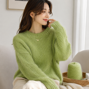 Fil de laine d'alpaga polaire arctique anti-boulochage, doux et moelleux pour pulls et tricots, vente en gros directe d'usine, échantillon gratuit - Product Image 5