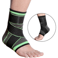Sangles de cheville à compression double réglables en nylon tricoté élastique de haute qualité pour le soutien du pied