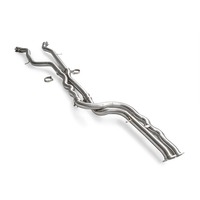 Système d'échappement de voiture en acier inoxydable avec résonateur pour BMW M3 M4 F80 F82 F83 S55 3.0T 2014-2019, tube intermédiaire à longueur égale