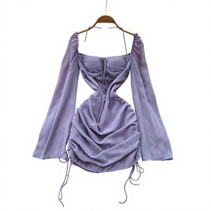 Vestido Midi Halter Tejido Casual Sostenible de Verano para Mujer, Ajustado a la Cadera, Transpirable, Antiestático y Lavable - Product Image 2