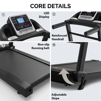 Nouvelle arrivée : tapis de course électrique pliable pour le fitness, machine d'exercice motorisée, tapis de course pour la marche/la course à domicile
