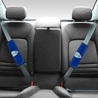 Couvre-ceintures de sécurité en néoprène personnalisés avec drapeau de Guam, 2 pièces, résistants à la corrosion, pour une utilisation prolongée en automobile