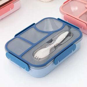 Compartment Bento <b>Box</b> Safe Materials Leak-Proof Heatable Eco-Friendly <b>Microwave</b> Freezer Dishwasher Safe - Product Image 6