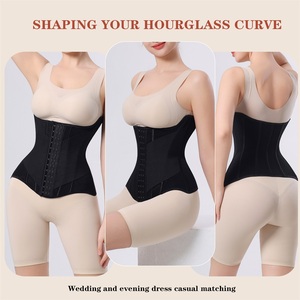 Ceinture Amincissante Posture Ajustée <span class=keywords><strong>Gaine</strong></span> de Sudation Serre-Taille Anti-Douleur <span class=keywords><strong>Ventre</strong></span> <span class=keywords><strong>Plat</strong></span> pour Femmes - Product Image 5