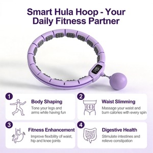Cercle de massage intelligent lesté et portable détachable pour adultes, fitness, <span class=keywords><strong>sport</strong></span>, exercice, perte de <span class=keywords><strong>poids</strong></span> - Product Image 4