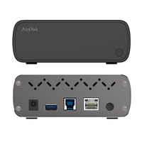 Airdisk-disco duro portátil de red inalámbrica, caja de control remoto con wifi, Q3X