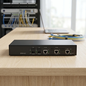 Terminal de Red Óptica APT-06 OLT con 2 Puertos PON para FTTH con LAN Inalámbrica 4G Wi-Fi - Product Image 1